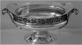 Gorham Sterling Silver Oval Candy Bowl 