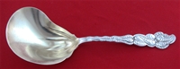  CONCH BERRY SPOON SERVER, Gold washed bowl 