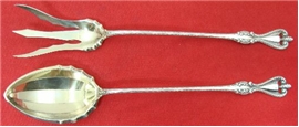 OLD COLONIAL LETTUCE FORK AND SPOON SET