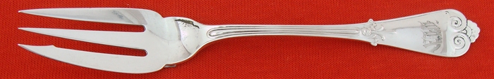 PASTRY FORK with knobs, 3-Tined, 6 1/8" Mono	