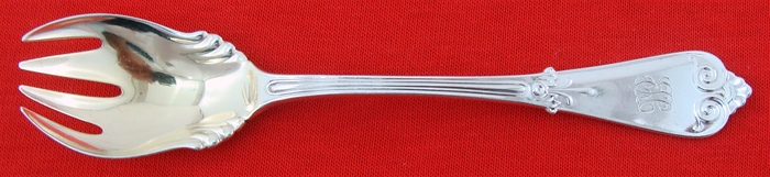  ICE CREAM FORK with knobs, 5 3/4" Mono