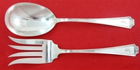 Salad Serving Set all sterling, 9", Mono