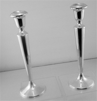 #125 Candle Sticks, 9 7/8", Pair