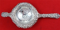 TEA STRAINER with APPLIED HANDLES