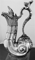 PUIFORCAT FRENCH SILVER CLARET JUG