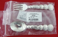 Spoon and Fork Baby set in the wrapper, Boxed