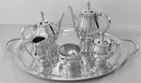 Royal Danish 6-PC TEA & COFFEE SET with Waiter