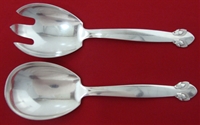  Salad Serving Set, all sterling 9", No Mono 