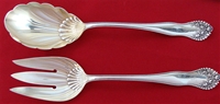 Lancaster  2pc Salad Serving Set GW Bowls,10 1/2", Mono 