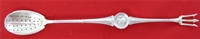 MEDALLION 10 5/8" OLIVE FORK & SPOON, Mono 