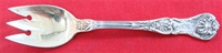 Ice Cream Fork Gold Washed Original 4 7/8"