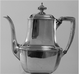 HAMPTON COFFEE POT, No Monogram