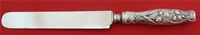  DINNER KNIFE, Blunt Silver Plate, 9 1/2"