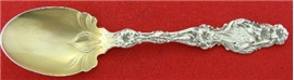  ICE CREAM SPOON, MONO, GOLD WASH