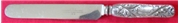  CHRYSANTHEMUM LUNCH KNIFE, Plated Blunt Blade