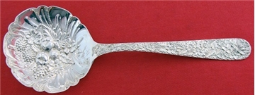 REPOUSSE BERRY SPOON, 9 1/8"