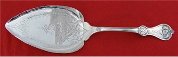 STRAWBERRY PIE SERVER WITH ENGRAVED BLADE