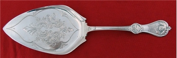 STRAWBERRY LARGE PIE SERVER WITH ENGRAVED BLADE