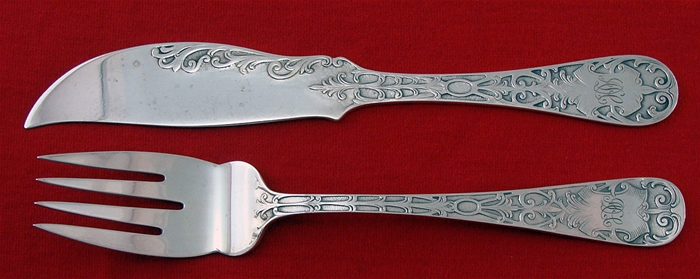 Fish Knife and Fish Fork Set, Mono