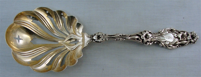  ICE SPOON Gold Washed Mono, 8 7/8&quot;
