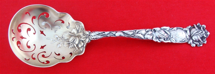 ICE SPOON, Gold Washed, 7 5/8", Mono