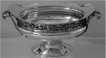 Gorham Sterling Silver Oval Candy Bowl 