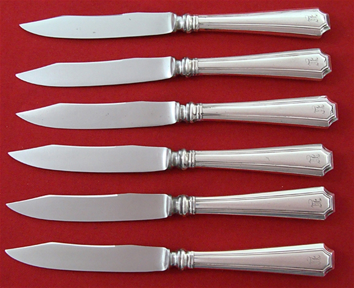 Fruit Knives set w/Stainless blade, 7", Mono