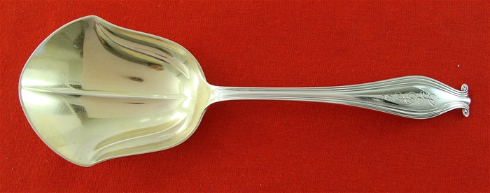  VEGETABLE SERVING or BERRY SPOON,  9 1/8", Mono 