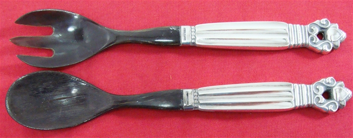 CAVIAR SERVING SPOON AND FORK SET