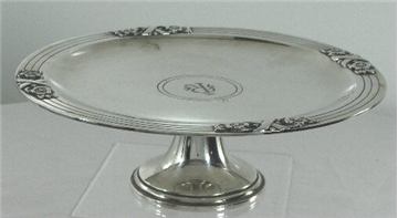 TIFFANY &#39;ART DECO&#39;  PEDESTALLED 8 1/2&quot; COMPOTE