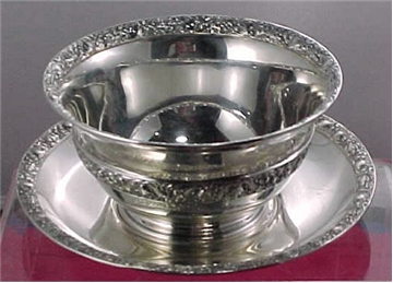  "MAYONNAISE BOWL" or "CANDY DISH" with UNDERPLATE
