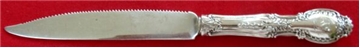  FRUIT KNIFE, All sterling, serrated, 7 1/2", Mono