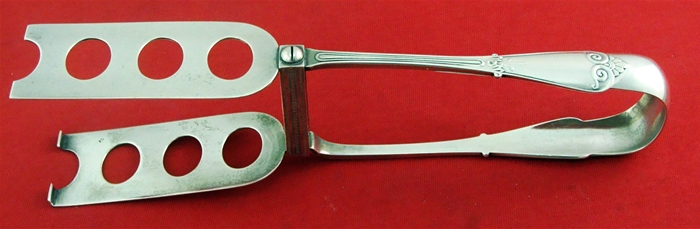  ASPARAGUS TONGS with knobs, 9 5/8"