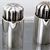 GEORG JENSEN BERNADOTTE STERLING SILVER SALT & PEPPER SHAKERS #834 