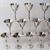  12 Cocktail Martini Cups, Mono 