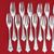 PERSIAN All Sterling Set of 12 Pastry Forks, 3-Tine, 6 1/4", MN 