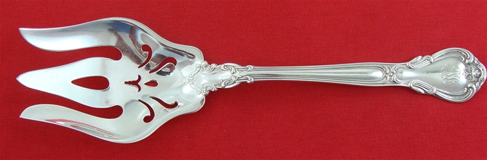  SALAD SERVING FORK, Mono, 8 5/8&quot; Old Mark		