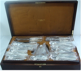 Flemish by Tiffany Flatware Set 12x14 in a Fitted Tiffany Box